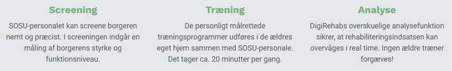 digirehab, oversigt over systemet
