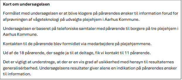 Rektangel 1, Tekstfelt