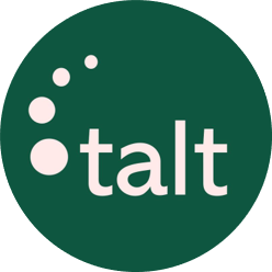 talt, logo, AI til sundhedsfaglig