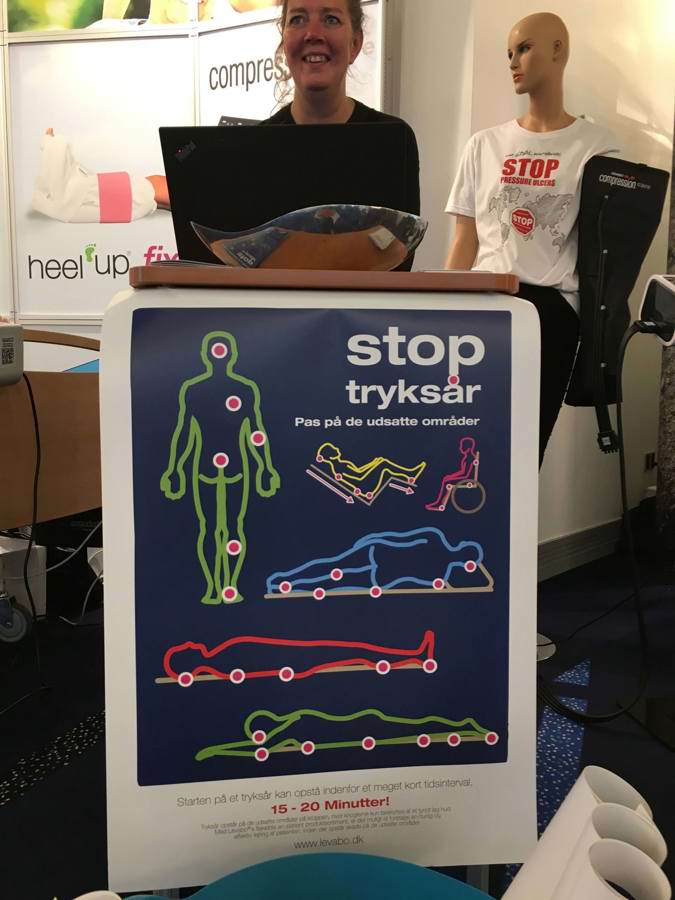 plakat med tryksår